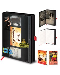 Cobra Kai (VHS) Premium A5 Notebook Σημειωματάριο Ριγέ