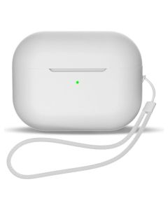 Soft Strap Silicone Apple AirPods 3 Case Θήκη Σιλικόνης για Apple AirPods 3 - White