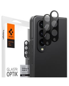 Spigen Optik.Tr Full Cover Camera Lens Tempered Glass Prοtector (AGL05428) 2-Pack Black (Samsung Galaxy Z Fold4)