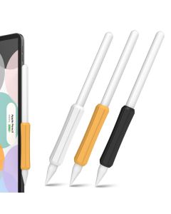 Stoyobe Silicone Holder Set 3x Λαβές Σιλικόνης για Apple Pencil 1/2 / Huawei M-Pencil - Orange / Black / White