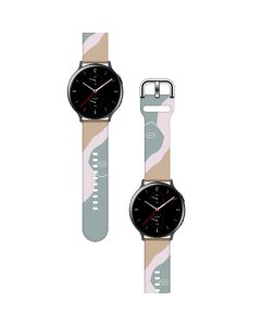Silicone Replacement Band Camo Light Green Λουράκι Σιλικόνης για Samsung Galaxy Watch 42mm