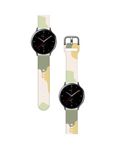 Silicone Replacement Band Camo Light Green Yellow Λουράκι Σιλικόνης για Samsung Galaxy Watch 46mm