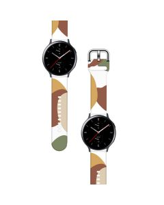 Silicone Replacement Band Camo Yellow Brown Λουράκι Σιλικόνης για Samsung Galaxy Watch 46mm