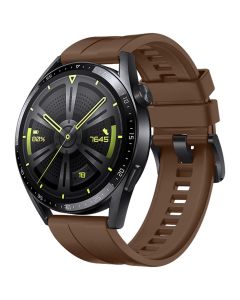 Strap One Silicone Band Brown - Λουράκι Σιλικόνης για Huawei Watch GT 3 42mm