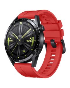 Strap One Silicone Band Red - Λουράκι Σιλικόνης για Huawei Watch GT 3 42mm