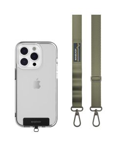 MagEasy Strap + Strap Card (MPHIPH159AN23) Universal Neck Strap Λουράκι - Army