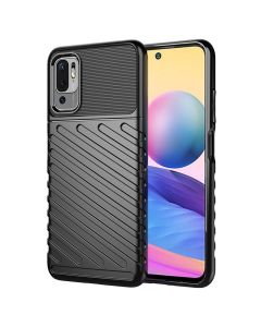 Anti Shock Rugged Armor Thunder Tough Case Black (Xiaomi Poco M3 Pro 5G / Redmi Note 10 5G)