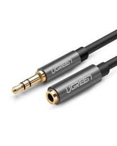 UGREEN Audio Extender Jack 3.5mm AUX Καλώδιο 3m - Silver / Black