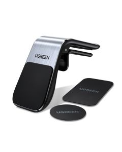 UGREEN Universal Magnetic Air Vent Car Mount Holder (LP290) Βάση Στήριξης για Αεραγωγό Αυτοκινήτου - Silver