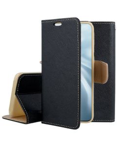 Tel1 Fancy Diary Case Θήκη Πορτοφόλι με δυνατότητα Stand Black / Gold (Xiaomi Mi 11)