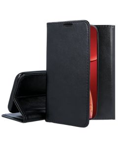Forcell Magnet Wallet Case Θήκη Πορτοφόλι με δυνατότητα Stand Black (iPhone 13)