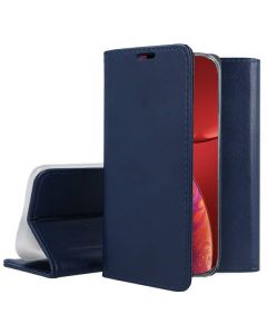 Forcell Magnet Wallet Case Θήκη Πορτοφόλι με δυνατότητα Stand Navy Blue (iPhone 13)