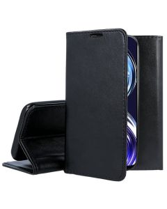 Forcell Magnet Wallet Case Θήκη Πορτοφόλι με δυνατότητα Stand Black (Realme 8i)