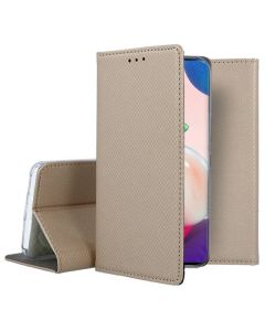 Forcell Smart Book Case με Δυνατότητα Stand Θήκη Πορτοφόλι Gold (Samsung Galaxy A72 4G / 5G)