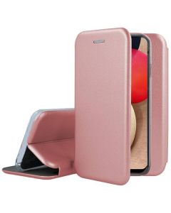 Smart Diva Book Case με Δυνατότητα Στήριξης - Rose Gold (Samsung Galaxy A02s)