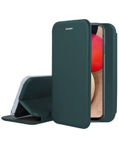 Smart Diva Book Case με Δυνατότητα Στήριξης - Dark Green (Samsung Galaxy A02s)