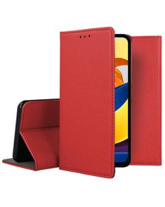 Forcell Smart Book Case με Δυνατότητα Stand Θήκη Πορτοφόλι Red (Xiaomi Poco M4 Pro 5G / Redmi Note 11T 5G / 11S 5G)