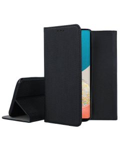 Forcell Smart Book Case με Δυνατότητα Stand Θήκη Πορτοφόλι Black (Xiaomi Redmi Note 14 4G) - MT80969