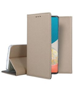 Forcell Smart Book Case με Δυνατότητα Stand Θήκη Πορτοφόλι Gold (Xiaomi Redmi Note 14 5G) - MT80972