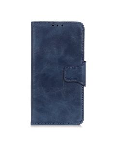 Crazy Horse Magnet Wallet Case Θήκη Πορτοφόλι με Δυνατότητα Stand - Blue (Samsung Galaxy A72 4G / 5G)