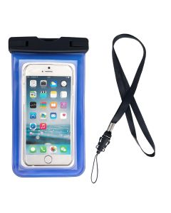 Universal Waterproof Phone Pouch for Swimming Pool - Αδιάβροχη Θήκη για Κινητά έως 6.7'' Blue