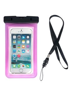 Universal Waterproof Phone Pouch for Swimming Pool - Αδιάβροχη Θήκη για Κινητά έως 6.7'' Pink