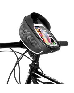 Wozinsky Front Frame Handlebar Bag 1L (WBB16BK) Τσαντάκι Ποδηλάτου με Θέση για Smartphone - Black