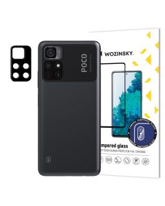 Wozinsky 9H Full Camera Lens Tempered Glass Film Prοtector Black (Xiaomi Poco M4 Pro 5G / Redmi Note 11T 5G / 11S 5G)