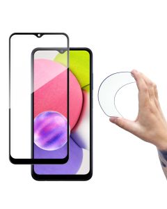 Wozinsky Nano Flexi Full Face Black Αντιχαρακτικό 9H Hybrid Screen Protector (Samsung Galaxy A03s)
