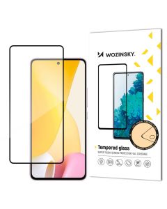 Wozinsky Full Glue Full Face Case Friendly Black Αντιχαρακτικό Γυαλί 9H Tempered Glass (Xiaomi 12 Lite)