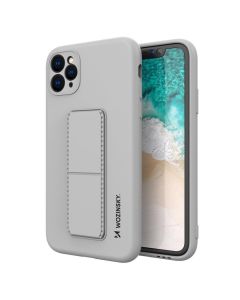 Wozinsky Kickstand Flexible Silicone Case - Θήκη Σιλικόνης με Stand Grey (iPhone 11 Pro)