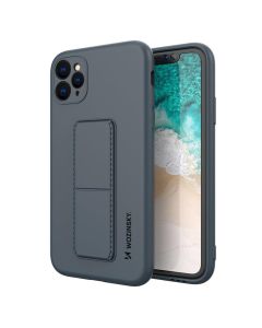 Wozinsky Kickstand Flexible Silicone Case - Θήκη Σιλικόνης με Stand Navy Blue (iPhone 11 Pro Max)