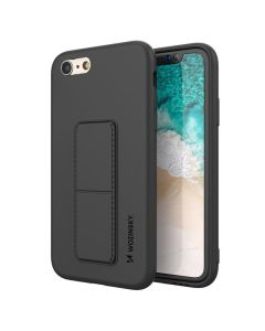 Wozinsky Kickstand Flexible Silicone Case - Θήκη Σιλικόνης με Stand Black (iPhone 6 / 6s)