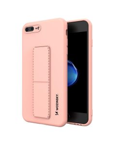 Wozinsky Kickstand Flexible Silicone Case - Θήκη Σιλικόνης με Stand Pink (iPhone 7 Plus / 8 Plus)