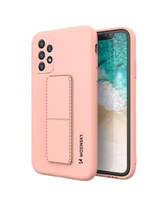 Wozinsky Kickstand Flexible Silicone Case - Θήκη Σιλικόνης με Stand Pink (Samsung Galaxy A32 5G)