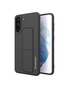 Wozinsky Kickstand Flexible Silicone Case - Θήκη Σιλικόνης με Stand Black (Samsung Galaxy S21 5G)