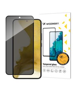 Wozinsky Privacy 3D Full Glue Full Face Αντιχαρακτικό Γυαλί Tempered Glass Black Frame (Samsung Galaxy S23)