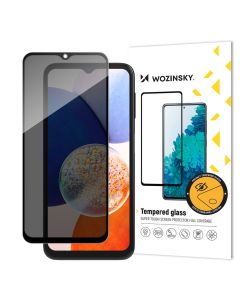 Wozinsky Privacy 3D Full Glue Full Face Αντιχαρακτικό Γυαλί Tempered Glass Black Frame (Samsung Galaxy A14 4G / 5G)