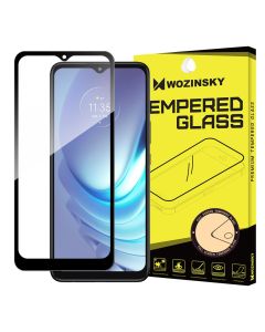 Wozinsky Full Glue Full Face Case Friendly Black Αντιχαρακτικό Γυαλί 9H Tempered Glass (Motorola Moto G50 4G)