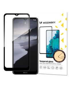 Wozinsky Full Glue Full Face Case Friendly Black Αντιχαρακτικό Γυαλί 9H Tempered Glass (Nokia 2.4)