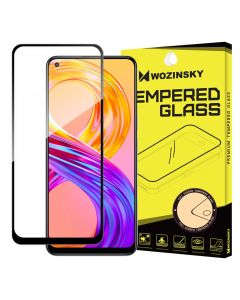 Wozinsky Full Glue Full Face Case Friendly Black Αντιχαρακτικό Γυαλί 9H Tempered Glass (Realme 8 / 8 Pro)