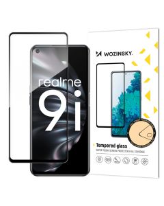 Wozinsky Full Glue Full Face Case Friendly Black Αντιχαρακτικό Γυαλί 9H Tempered Glass (Realme 9i)