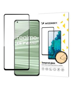 Wozinsky Full Glue Full Face Case Friendly Black Αντιχαρακτικό Γυαλί 9H Tempered Glass (Realme GT2 Pro)