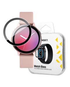Wozinsky Hybrid 3D Full Face Αντιχαρακτικό Γυαλί 7H Tempered Glass Μαύρο (Samsung Galaxy Watch Active 2 40mm)