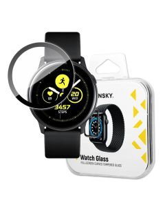 Wozinsky Hybrid 3D Full Face Αντιχαρακτικό Γυαλί 7H Tempered Glass Μαύρο (Samsung Galaxy Watch Active)
