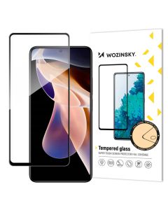 Wozinsky Full Glue Full Face Case Friendly Black Αντιχαρακτικό Γυαλί 9H Tempered Glass (Xiaomi Poco X4 NFC 5G / Redmi Note 11 Pro Plus 5G)