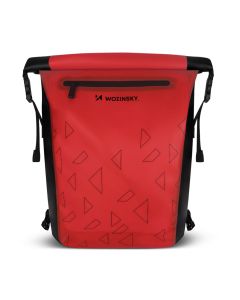 Wozinsky Waterproof Bicycle Backpack Bag 2in1 23L (WBB31RE) Backpack / Τσάντα Σχάρας Ποδηλάτου Red