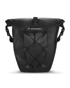 Wozinsky Waterproof Bicycle Pannier Bag 2in1 25L (WBB24BK) Τσάντα Σχάρας Ποδηλάτου Black