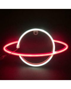 ACA 108 Neon LED Light Φωτιστικό Celestial Body - Κόκκινο / Ψυχρό Λευκό