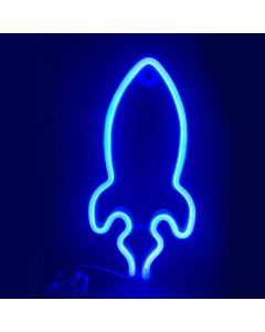 ACA 87 Neon LED Light Φωτιστικό Rocket - Μπλε